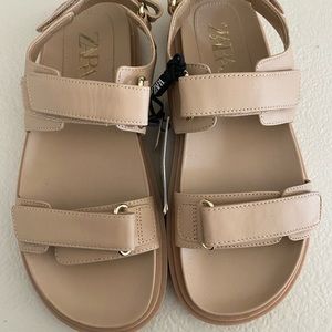 Zara Dad sandals size 7.5 NWT